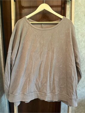Amazon | Women's Long Sleeve | Waffle Knit | Acid Wash Coloration